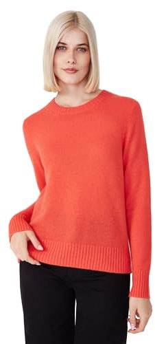 Style & Republic Kaschmir Pullover-Damen elegant aus 100% Cashmere - Dein kuscheliger Premium Strickpullover für stilvolle Herbst- & Winter-Momente - Marigold L
