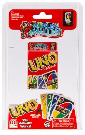 Giochi Preziosi World's Smallest – EIN das bekannteste Kartenspiel Aller Zeiten, es kann auch in der Tasche aufbewahrt Werden, spielt wie in der Originalversion, für Kinder ab 6 Jahren