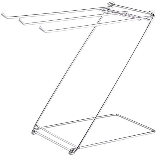 Toallero independiente de acero inoxidable para baño y cocina, soporte de toalla estable que ahorra espacio, moderno toallero con alta capacidad de carga