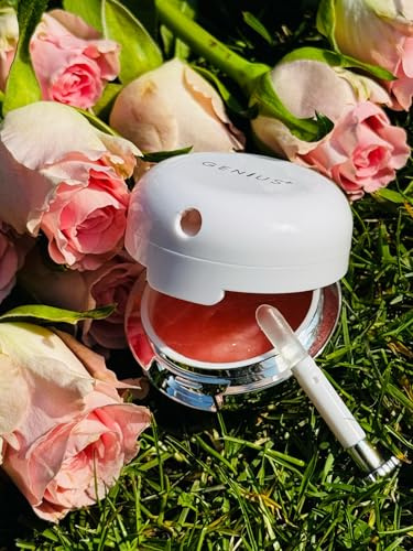Genius Rose Oil-Infused Lip Balm, Hydrating and Soothing Treatment, White