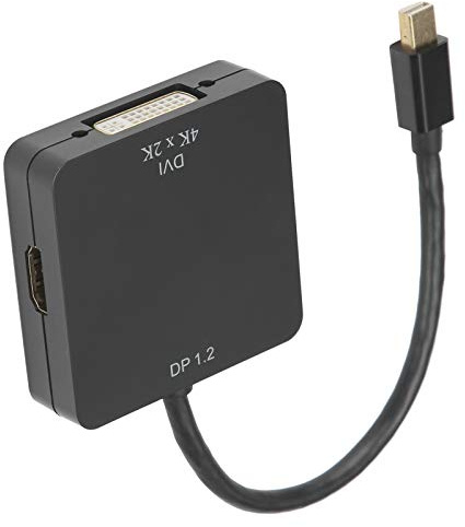 Cocoarm Mini Till VGA Adapter Multiport Adapter 3 i 1 Datoromvandlare 4K X 2K Guldpläterad Dual Chip Plug and Play för Office Home Display Connection