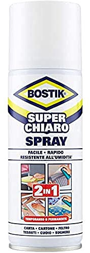 Bostik Superchiaro Spray, colla a contatto Trasparente 200ml