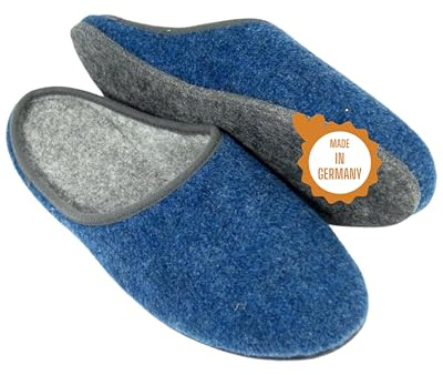 PANTOFFELMANN - Filttofflor I de lätta filttofflor med en stark filt sula I mysiga tofflor för vardagslivet I varmfodrade tofflor I herrtofflor I damtofflor