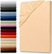 Julido Jersey Spannbettlaken 70x140 cm, Kinderbett Betttuch mit Gummizug, Bettlaken Apricot aus Baumwolle, Oeko-Tex Standard 100
