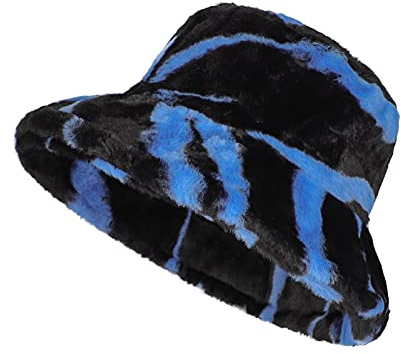 Wintermütze Damen Mädchen Hut Winter Fischerhut Warm Winterhut Weich Kunstpelz Winterhut Klassisch Fellmütze Klappbar Damenhut Einheitsgröße Schlapphut Elegant Glockenhut für Wandern Reisen Outdoor