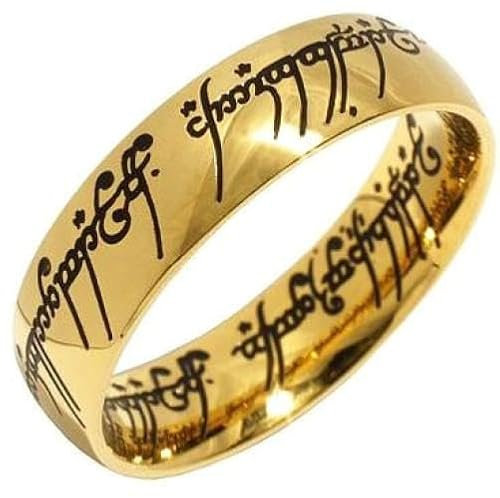 SILVEGO Ring of Power from The Movie Lord of The Rings RRC2210 - Circuit: 68 mm SSL3151-68 Marke, Estándar, Metall, Kein Edelstein