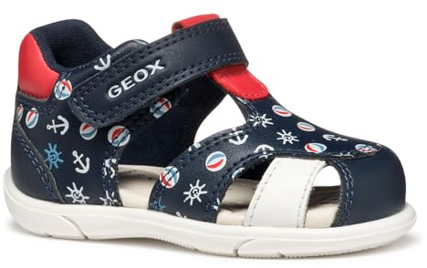 Geox - B SANDAL ZAPITO BOY, Sandalia Bebé - Joven, Navy/Red,