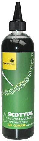 Scottoiler - Scottoil - Huile pour chaîne, lubrification moto, vert… (500ml)