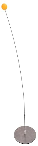 ANGGREK Ensemble D'entraînement de Balle de Pong, Entraîneur de Tennis de Table Tige élastique Base en Acier Inoxydable Dispositif D'entraînement de Balle de Pong D'auto-entraînement