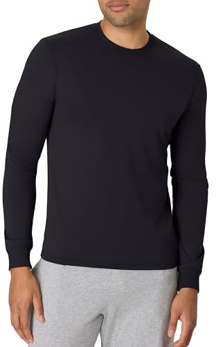 Hanes Originals Men's Tri-Blend Long Sleeve T-Shirt, Black, Medium