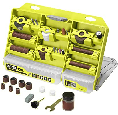 Ryobi RAR800K-120 120PC Standard All-Purpose Rotary Accy Kit (120 Piece)