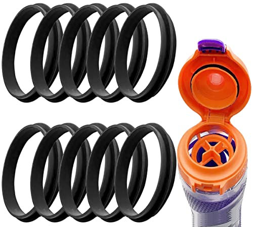 XYQMLY 10 Pcs Replacement Gaskets Rubber Seal Compatible with Gatorade GX Water Bottles, Food Grade Silicone Replacement Part for Gatorade GX Hydration System Bottle, Black