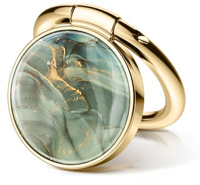 GVIEWIN Marmor Handy Ringhalter, Metall-Kickstand-Griff für magnetische Autohalterung, kompatibel mit iPhone 16 Pro Max/15 Plus/14/13/12 Series und Galaxy S24/S23 Ultra und Anderen Handys,Wüstentraum