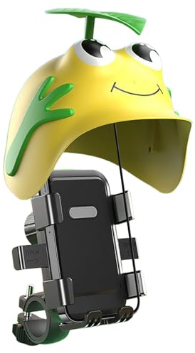 Sionhiuo Support De Téléphone pour Moto - Fixation Étanche Pare-Soleil - Petit Support De Téléphone pour Casque Et Vélo,pour Navigation Route VTT Cyclisme Conduite Navette Hommes Femmes Voyage