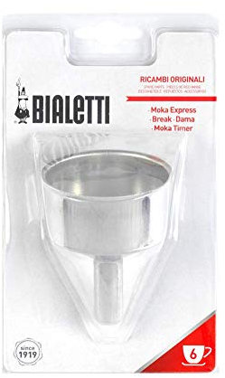 Bialetti La Cafetiere Filtro di ricambio per Moka Dama da 6 tazze