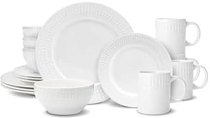 Pfaltzgraff Cassandra 16-Piece Porcelain Dinnerware Set, Service For 4