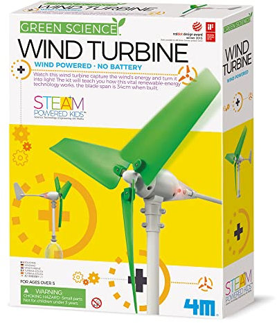 4M - 68563 - Jeu De Construction - Eco-Engineering - Construisez Votre Propre Éolienne