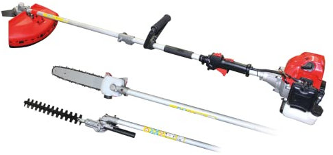 bricoferr bfp003, coupe-branches, taille-haies pour débroussailleuse et tronçonneuse