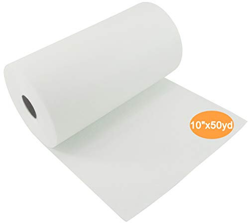 New brothread Cut Away (Schneiden Sie) Maschinen Stickvlies 10 x50 YD (25cmx46M) Rolle - Mittleres Gewicht 70gm (2.5oz) - Schneiden Sie in verschiedenen Größen - für Maschinensticken und Handnähen