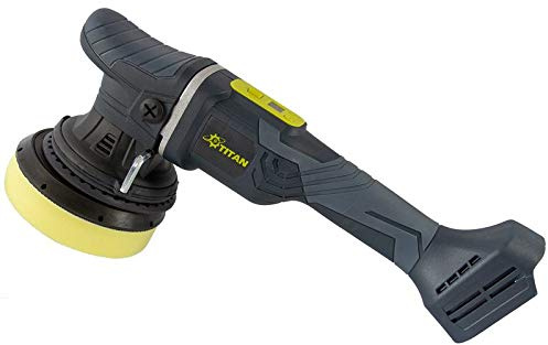 Akku Exzenterpoliermaschine TITAN TDA1521B - 15mm Hub - Ø125mm - bürstenloser Motor - geregelte Drehzahl für sanftes Arbeiten - 21 Volt Polierer