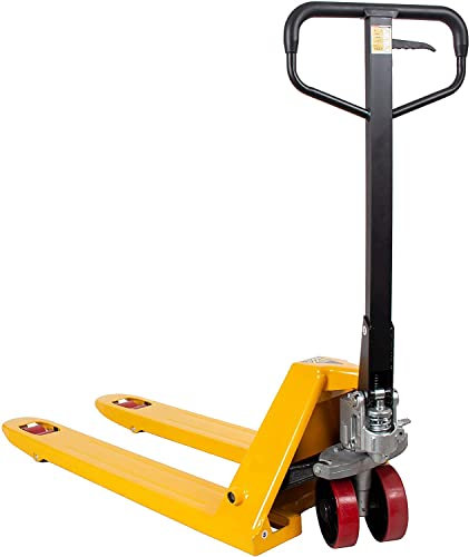 LoadSurfer 2500kg Manual Hand Pump Push Pallet Truck Jack Trolley Fully Assembled 550x1150mm, 1 Year Warranty