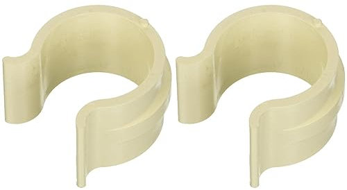 maniver arc120 Clips en plastique fermatelo pour serres, 40 mm, 10 pièces, blanc (Lot de 2)