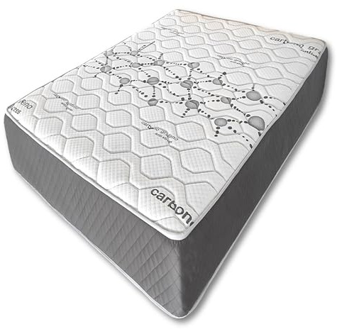 Descansín - Colchón Viscoelástico Anti-Stress | Colchón Firmeza Muy Alta para Dolores Espalda | Colchón Premium 30cm Cama Alta | Colchón Cama Matrimonial o Individual | Fabricado en España (135x190)