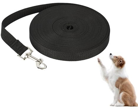 Schleppleine 10m für Hunde,Lange Hundeleine 10m,Dog Leash,Hunde Leine,Hundeleine Mittelgroße Hundeleinen,Schleppleinen für Hundeleinen,Leicht Joggingleine,Retrieverleine