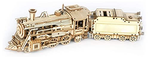 BSTCAR Car Model Kits to Build,3D Wooden Puzzle Steam Train Model Vehicle Assembly Toys Home Decoration For Teens and Adults (Car Model Kit)