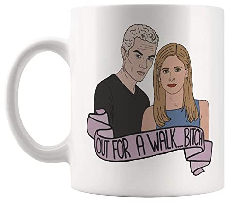 Mugg Buffy The Vampire Muggar Bra presentidé Kaffekoppar Keramisk Kopp för Kök Restauranger Bästa vän 330 ml