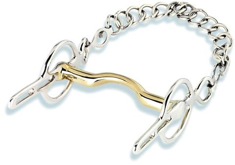 Stübben 2287 Liverpoolkandare - 12,5 cm - 14 mm - Sweet Copper