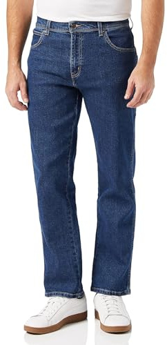 Wrangler Herren Durables Regular Fit Jeans, Darkstone, 40W / 32L