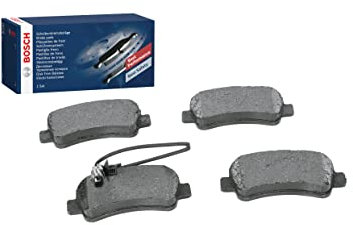 Bosch BP1419 - Brake Pads Car Rear Axle - Bosch Quality - Reduced Noise and Dust - ECE-R90 Certified - Copper-Free - 1 Set of 4 Pads