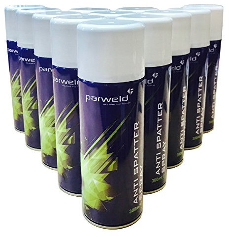 (Pack of 6) Parweld Water Based Anti Spatter Spray Silicone & Solvent Free