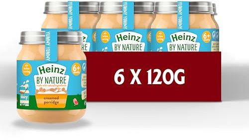 Heinz Baby Food Creamed Porridge Jar 6x120g