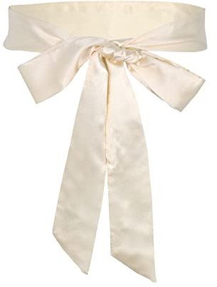 TeeYee Damen Satin Schärpe Taillenband 170cm Lang Mädchen Gürtel Obi Belt