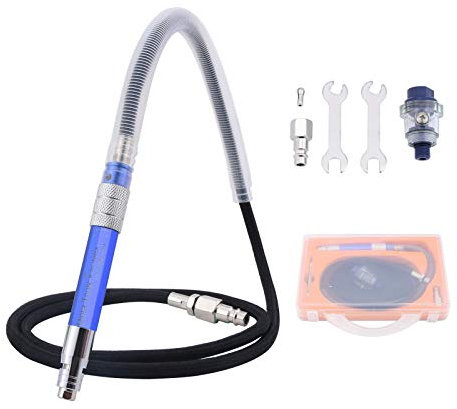 Profesional Amoladora recta amoladora de aire mini, Pinzas de 3 mm (1/8 ), 56000 rpm, micro amoladora