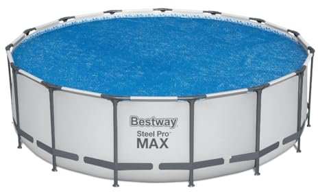 Bâche solaire diamètre 462 cm pour piscine hors sol ronde diamètre 457 à 488 cm