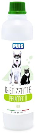 Puis Detersivo Pavimenti Animali Igienizzante 500ml - Elimina i Cattivi Odori - Profumo Aloe