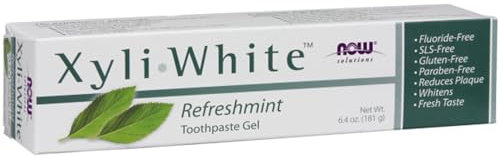 Now Foods, Xyliwhite Refreshmint Toothpaste (Zahnpasta mit Minze), 181g, Laborgeprüft, Glutenfrei, Sojafrei, Vegan, Vegetarisch, Ohne Gentechnik
