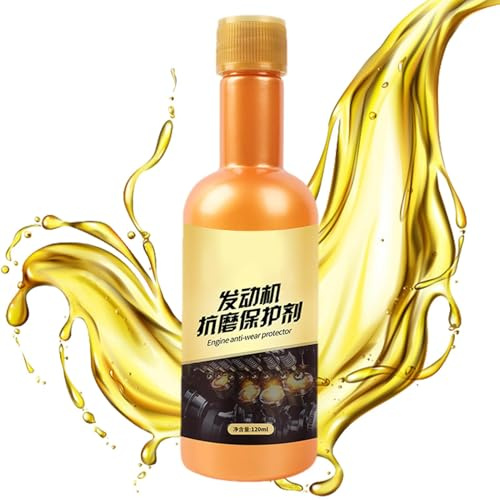 Additivo per olio motore, agente antiusura motore | Additivo olio per ripristino agente protettivo del motore | Stop Leak Olio Motore 120ml Olio Protezione Motore Additivo Olio Stop Smog per Auto