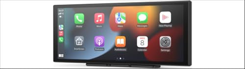 Android 14 Autoradio Wireless CarPlay - 8 Core 4+64GB, 10,25 Zoll 2K IPS Touchscreen GPS Navigation, DSP Bluetooth 5.0 Wifi Rückfahrkamera, OTA Updates, Mirror Link FM/AUX