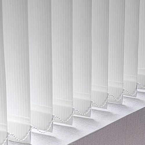 NIANXINN Estores Verticales,Cortina Lamas Vertical de Control de Luz de Privacidad Translúcida,Persianas Venecianas para Ventanas Interior,Balcón,Color Personalizab,Ancho x Alto (110cm x 150cm)