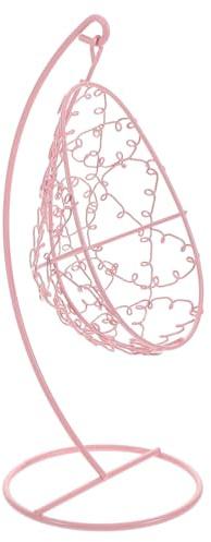 Generic Miniature House Swing Sturdy Hanging Hammock Chair for Dollhouse Decor Compact Indoor Outdoor Garden Decoration Interactive Mini Swing for Imaginative Play