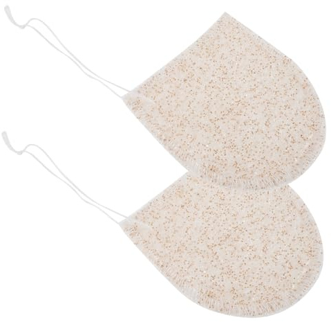 EPIGEIST Guanti Esfolianti per Viso in Beige, 2 Pezzi, Piccoli e Leggeri, la Pulizia la Rimozione Cellule Morte Durante Lavaggio del Viso