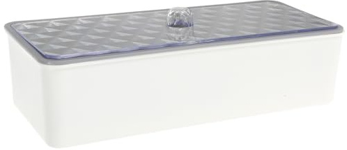 Generico Portaposate da Cucina in Bianca Scolapasta Organizer Posate Compatto per Bacchette e Forchette Portautensili Multifunzione per Uso Domestico