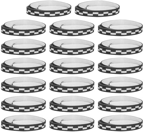 Luxshiny Bande de Protection pour Raquette de Tennis de Table Auto-adhésive en Eva, 20 Pièces, Protection Rapide et Continue pour Entraînement et Compétition