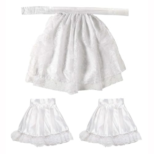 W WIDMANN MILANO Party Fashion 67651 - Jabot mit 2 Manschetten, weiß, Vampir, Edelmann, Accessoires zu Faschingskostüme, Karneval