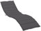 vidaXL Sonnenliege Auflage, Liegenauflage Outdoor, Polster Auflage für Gartenliege Liegestuhl, Polsterauflage, Anthrazit 200x70x3cm Oxford-Gewebe