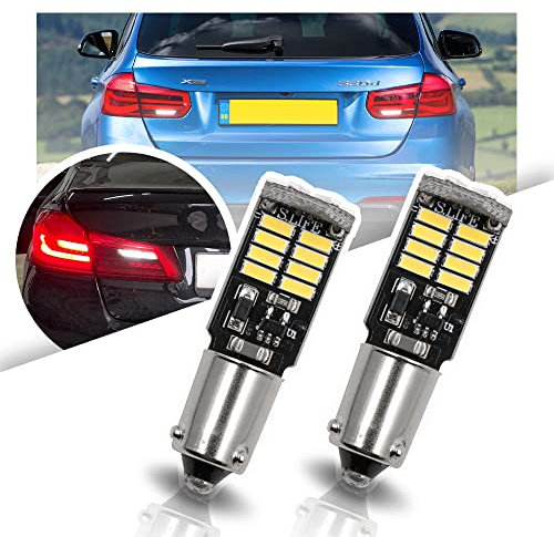 NSLUMO H21W BAY9S Bombillas de luz de marcha atrás LED para BM/W 3 Series F30 F31 F34 M3 F80 G30 G31 M5 X6 Z4 E89 Canbus H21W Bombillas de luz de marcha atrás LED, lámpara de respaldo